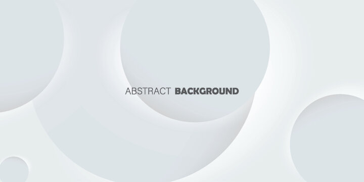 Modern abstract light silver background elegant circle shape design. Creative element design in vetor illustration