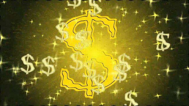 golden US Dollar sign