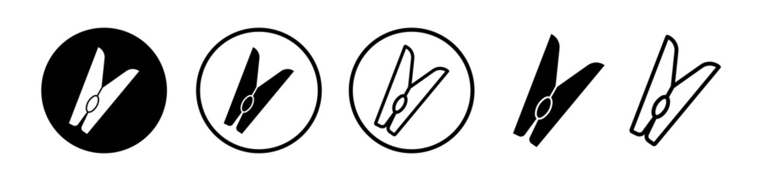 Clothespin icons collection