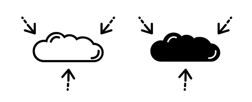 Data aggregation icons collection