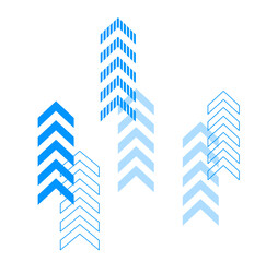 Fototapeta premium Modern Chevron Arrow Pattern Graphic Element