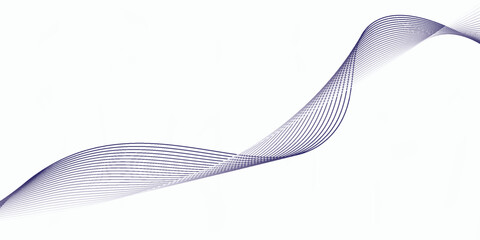 Fototapeta premium White abstract background with flowing lines.