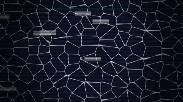 Abstract Futuristic Blue Digital Technology Portal with Flowing Particles and Data Connection for Cyber Security Concept