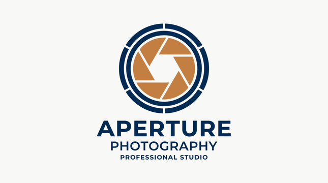 Aperture Photography Professional Studio Logo Design.