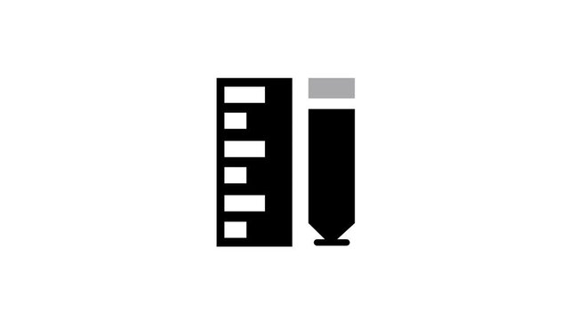 A white panel showing a ruler and pencil icon together representing editing measurement drafting or precise document formatting tools