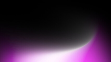 Naklejka premium Diagonal wave arc neon pink glow with glowing gradient in pink magenta violet for light flare neon glow dark aura photo overlay pink neon magenta on black background