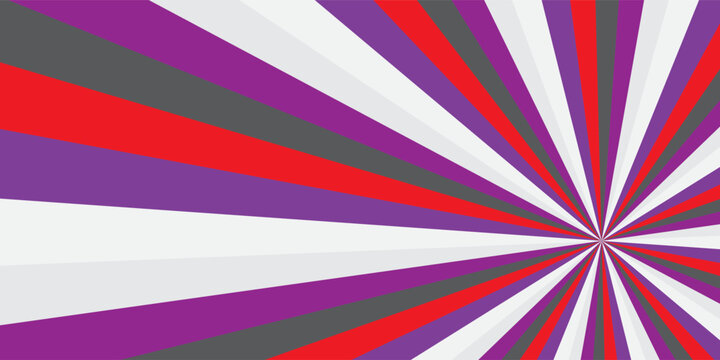 Retro sunburst pattern with swirling colorful stripes, vintage design, nostalgic background, bright and vibrant