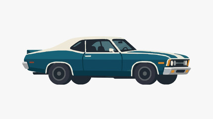 Fototapeta premium Classic Muscle Car Retro Design.