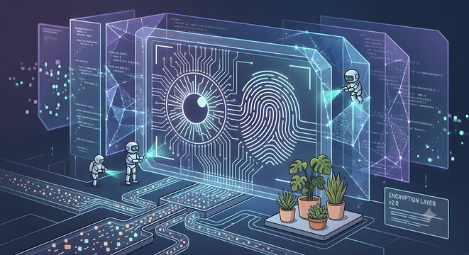 Biometric Security System with Digital Circuit