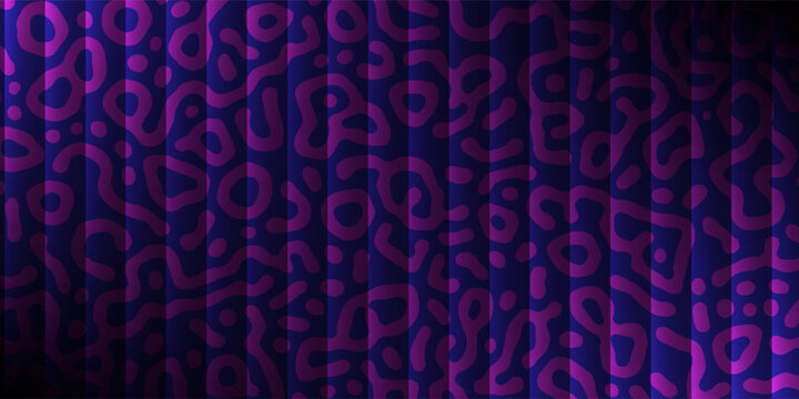 Futuristic reaction diffusion Organic spiral circle shapes abstract turing pattern background