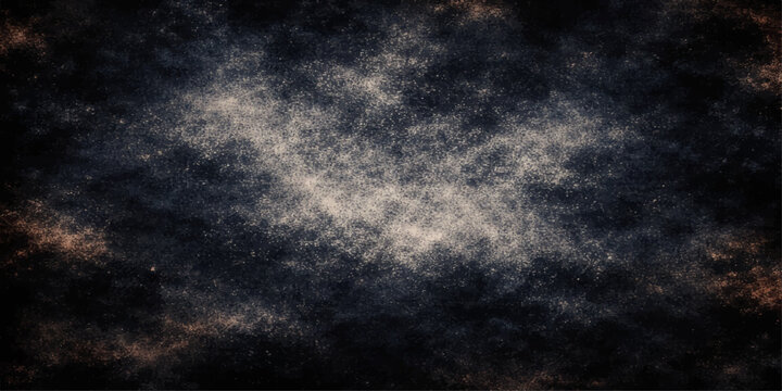 Looping space background with stars and stormy cloudscape, dark blue night sky, abstract weather texture, clouds, thunderstorm, wind, timelapse atmosphere