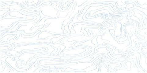 Abstract flowing blue contour lines map pattern with topography elevation geography cartography abstract landscape technical navigation background minimalist stylized physical modeling © MOHAMAD