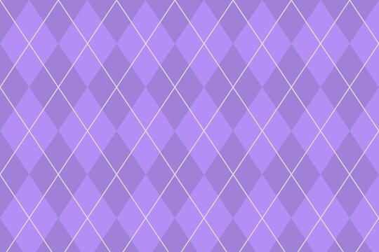 Purple pastel argyle plaid seamless vector geometric pattern background