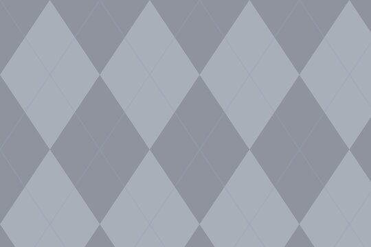 Classic argyle pattern background, grey diamond geometric textile texture, traditional preppy style fabric design for fashion and apparel
