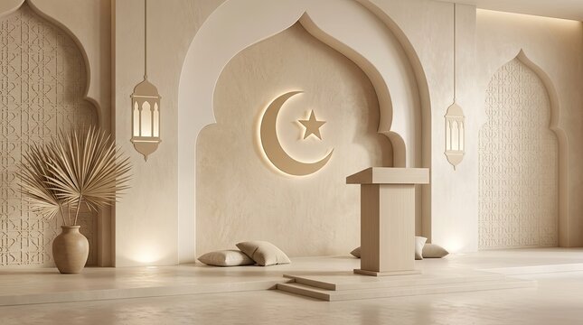 interior of a mosque
