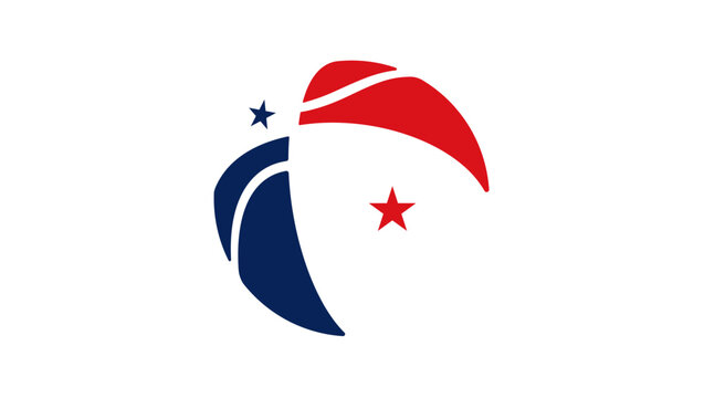 Panama basketball flag, color vector illustration