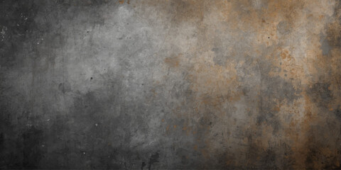 Fototapeta premium Dark Vintage Grunge Metal Texture Background with Aged Dirty Surface Rough Gray Industrial Wall Pattern and Weathered Antique Black Backdrop Design