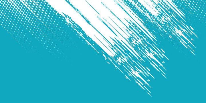 Dots halftone white and blue color pattern gradient grunge texture background. Dots pop art comics sport style vector illustration. vector grunge and dot