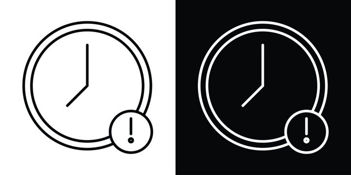 Alarm exclamation icon