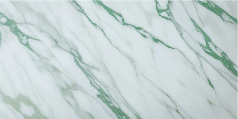 Elegant white marble with striking green veins, a luxurious texture ideal for skin tile wallpaper, exuding sophistication and uniqueness in design. © FS