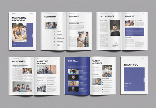 Marketing Proposal Template Design