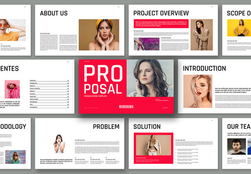 Proposal Presentation Template Design