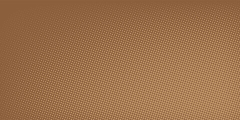 Obraz premium Minimalist comic book style halftone background in warm brown tones.
