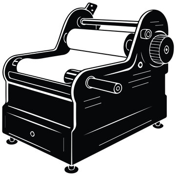 Manual dough roller with adjustable thickness settings.
