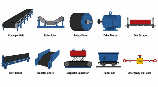 Industrial Conveyor Systems and Mining Equipment Collection.