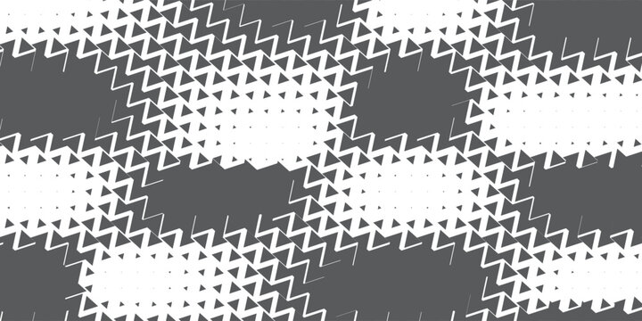 Dark Gray and White Seamless Triangle Zigzag Pattern with Modern Geometric Repeat for Surface Design abstract vector background eps10