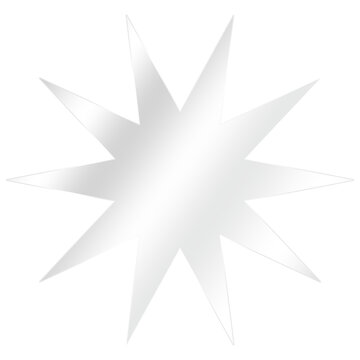 Glossy starburst shiny reflection screen cutout transparent backgrounds illustrations png file