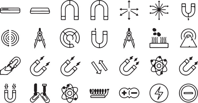 Set of zodiac symbols vector icons collection astrology signs illustration design web button business internet lock music sketch style