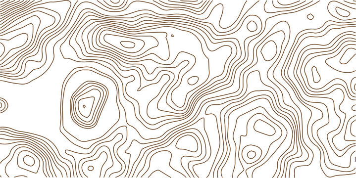 The concept of conventional geography and route of the area. Wide size canvas. Blue on a yellow background. Vector illustration. Vector Illustration