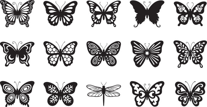 Set Of Butterflies 193