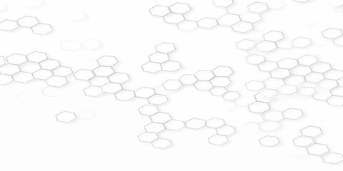 Abstract Blue Bubble Cloud Background with Floating Speech Shapes and Molecule Inspired Vector Illustration for Communication Technology Web Design Pattern © Md