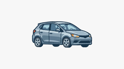Obraz premium Modern Compact SUV Design Illustration.