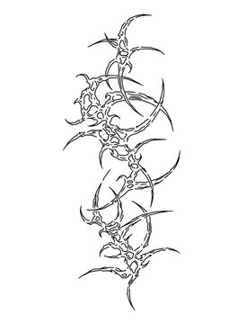 Cybersigilidm tribal tattoo