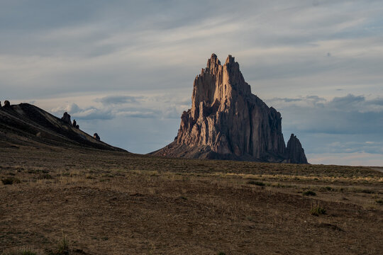 Shiprock at Dusk, New Mexico