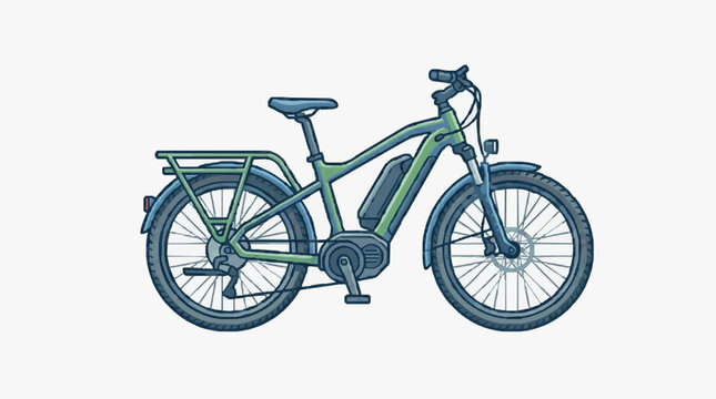 Modern Electric Cargo Bike for Urban Commutes.