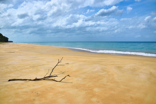 Sand beach, Khao Lampi&ndash;Hat Thai Mueang National Park, Phang Nga Province, Thailand.