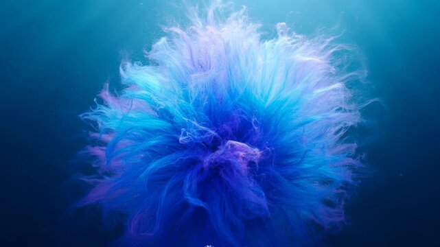 Abstract smoke colours blue purple cloud plume haze vapor texture, soft vivid floating smoke dark water with glowing light gradient, airy cloud texture forming vibrant abstract background for SEO