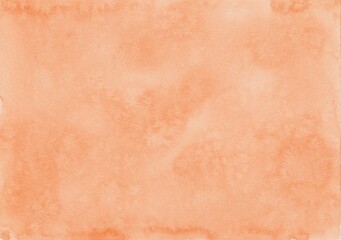 Fototapeta premium Watercolor background with subtle color gradient in orange