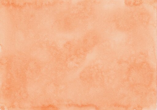 Watercolor background with subtle color gradient in orange