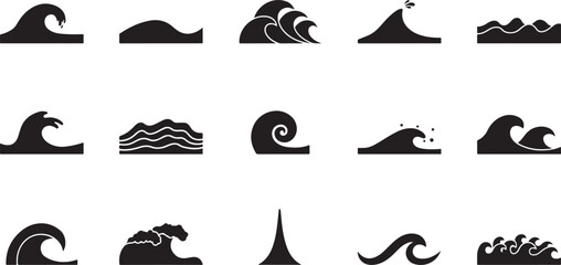 Obraz premium Vector Silhouette Of Different Pieces Land With Trees On White Background. Symbol Nature And Planet 253