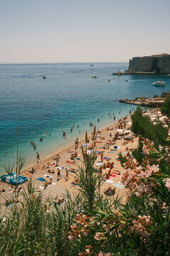 Beautiful Mediterranean Coastal View through Summer in Croatia