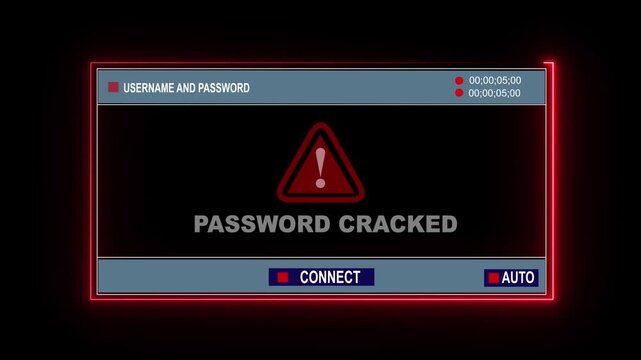 A green monochromatic terminal screen displaying a loading bar and verification message Password Cracked