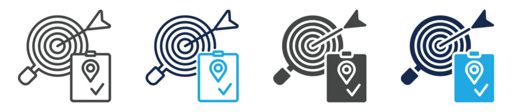 define icon set multiple concept