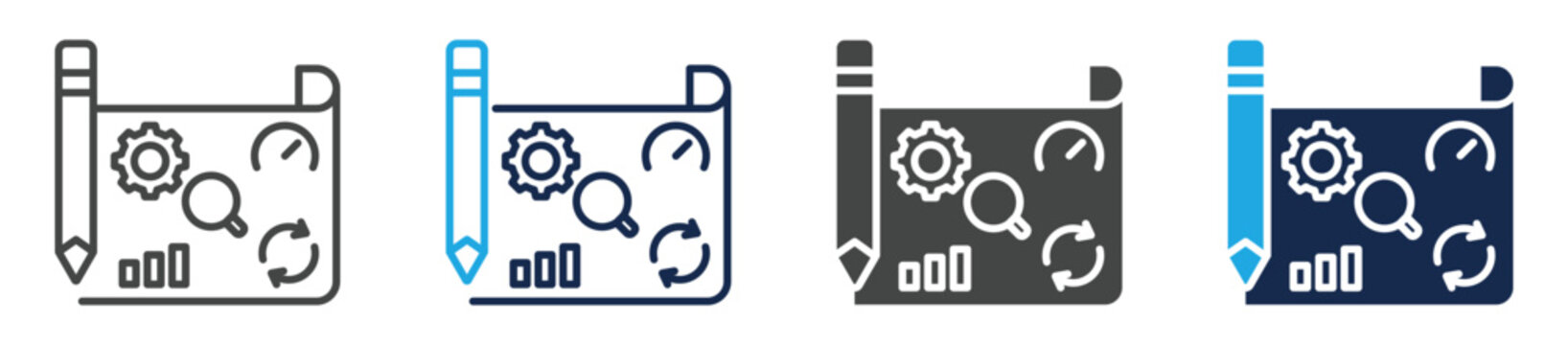 dfss icon set multiple concept