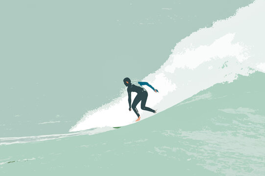 surfing the wave