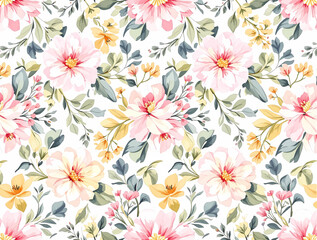 Obraz premium Delicate Floral Pattern Design